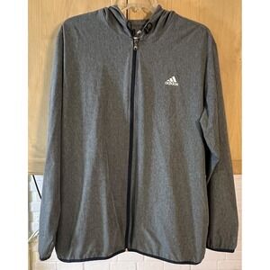 Adidas Golf Men's 2XL Blue Full Zip Softshell Jacket‎ With Hood